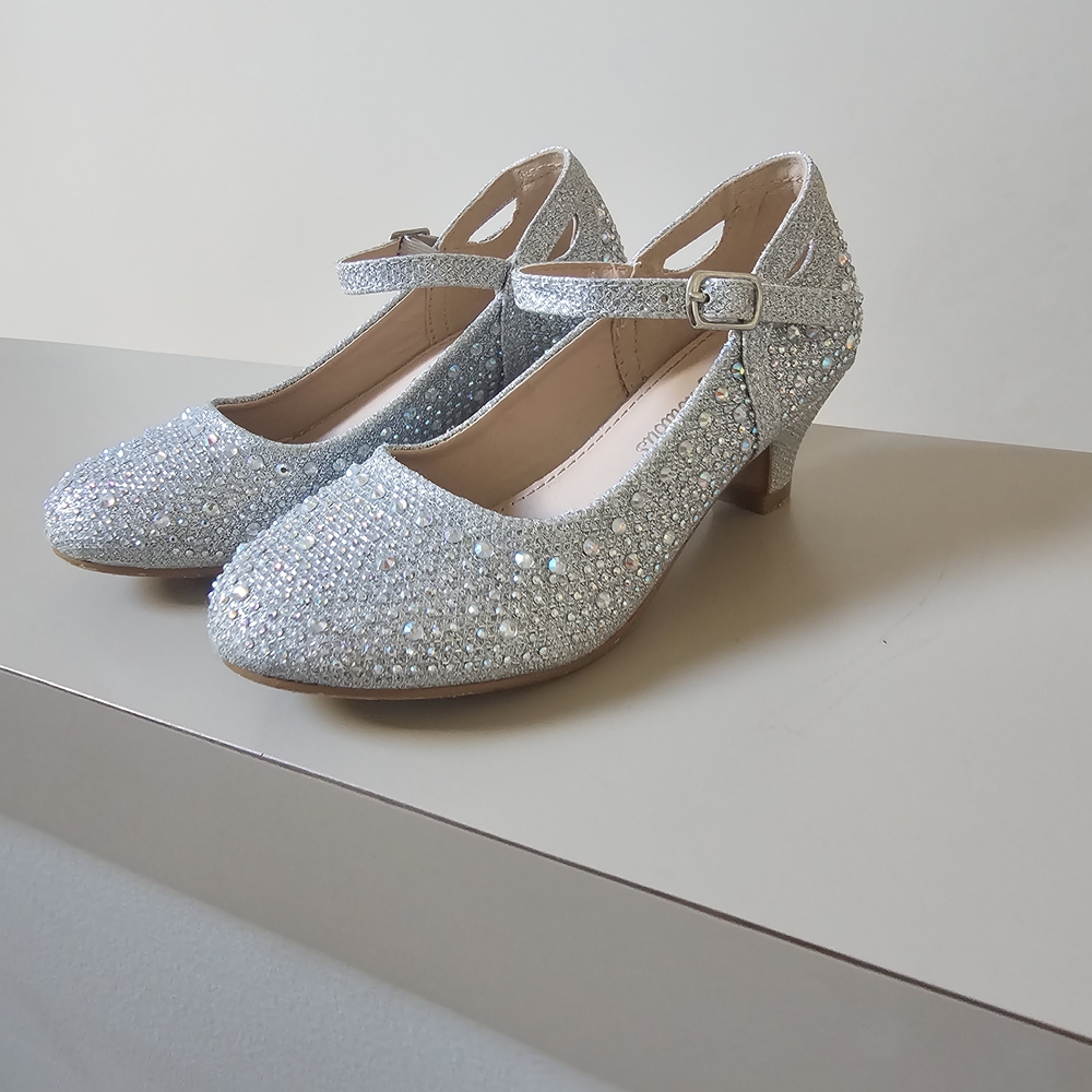 adidas Sparkling Silver Kids Heels